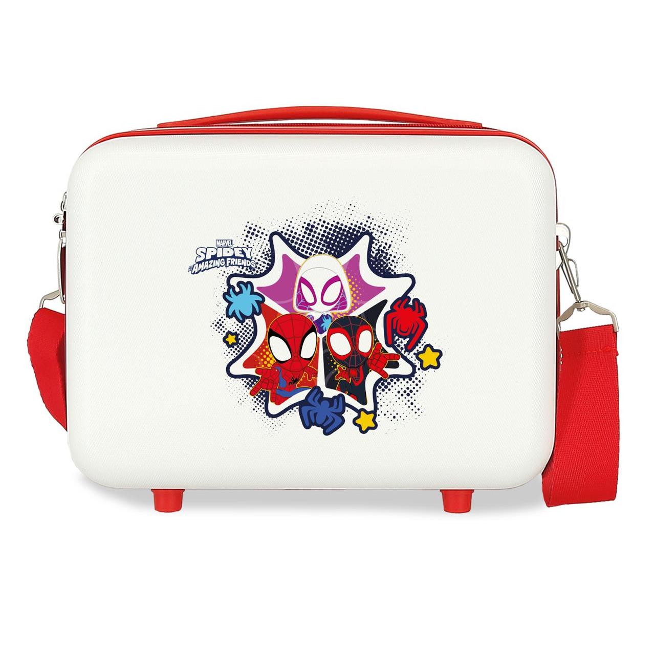 Neceser ABS Marvel Spidey Together con capacidad de 9L Blanco