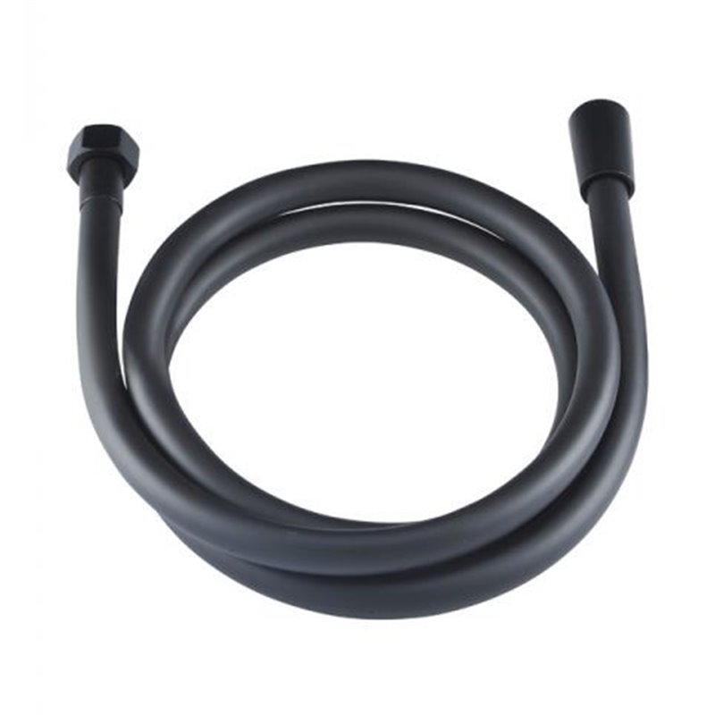 Imex FLX005/NG flexo de ducha negro PVC 150 cm para baño