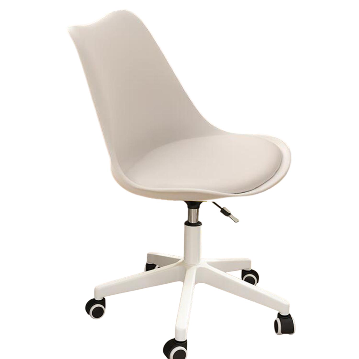Silla de Oficina con Soporte Lumbar Giratoria Escritorio Sillon Ruedas Despacho casa salon habitacion ergonómica Gaming, escritorio, silla nordico tulipu