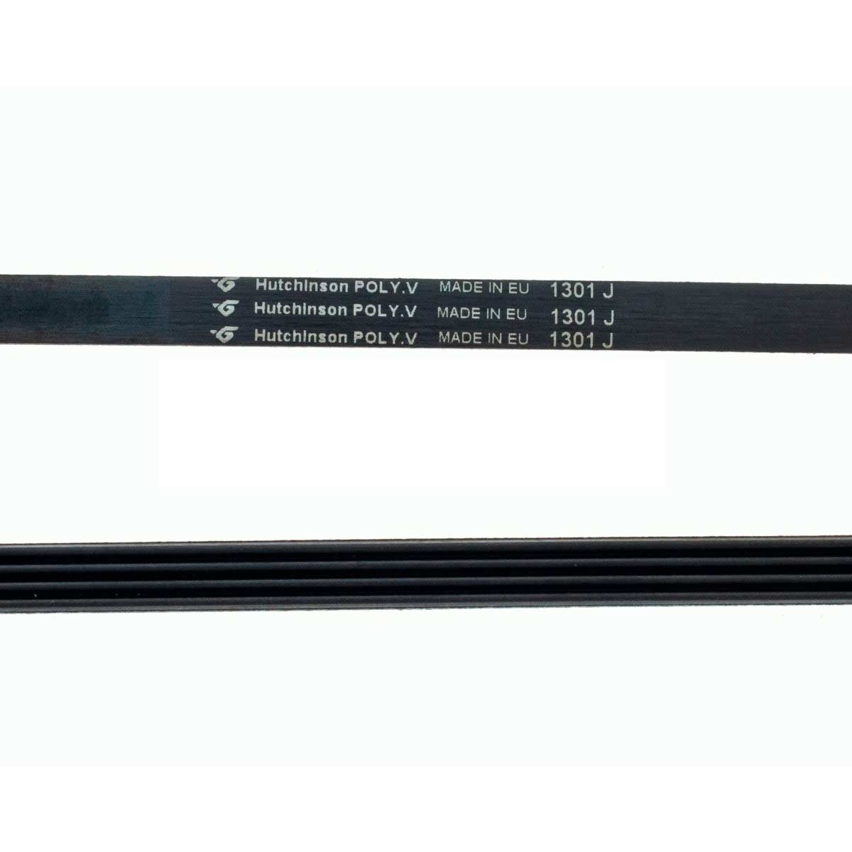 Correa Lavadora 1301 J 114504 1301 mm compatible con Bosch, Compatible con Balay, Siemens y Lynx