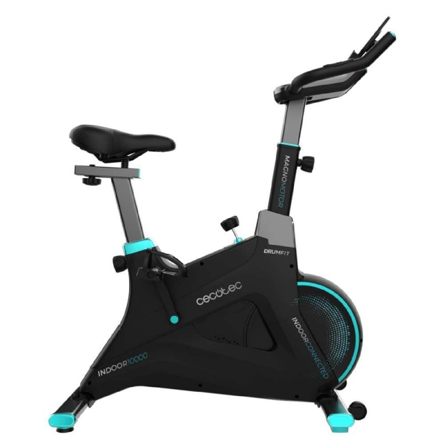 Cecotec Bicicleta Estática Indoor Profesional con Resistencia Magnética DrumFit Indoor Professional Incline. APP