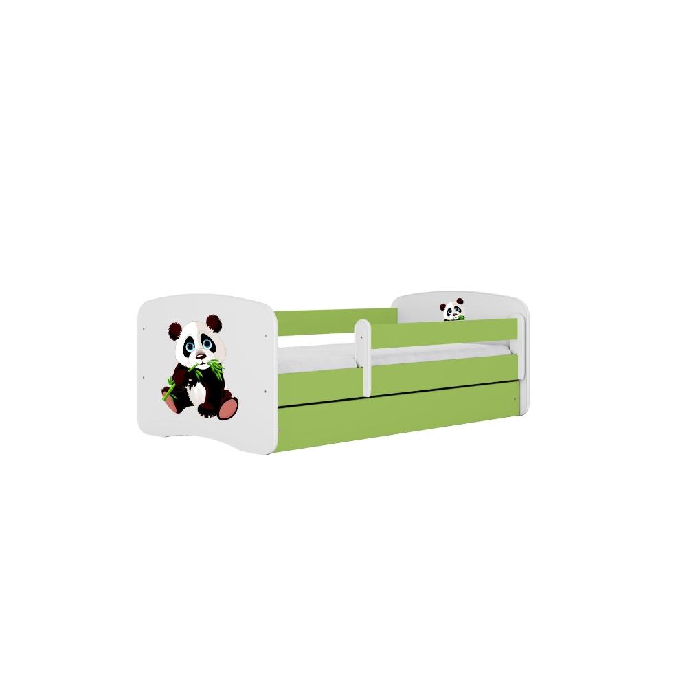 Cama 140 x 70 cm Kocot Kids com gaveta Babydreams Panda 2 Green