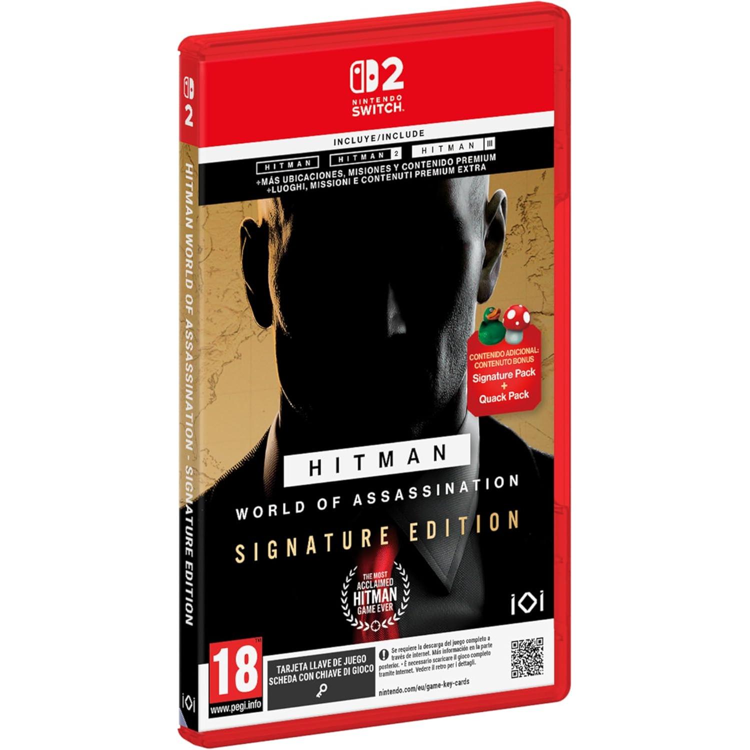 HITMAN World of Assassination - Signature Edition para Nintendo Switch 2 (Edición española) (Tarjeta llave)