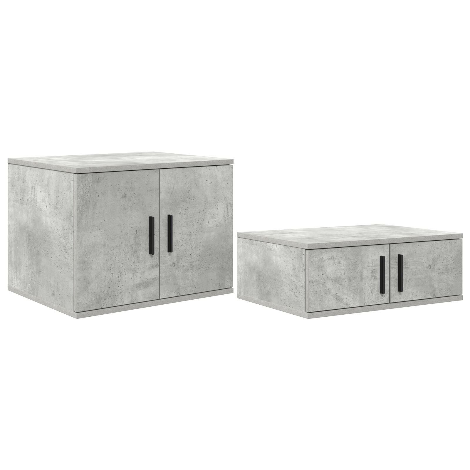 Armario de Almacenamiento vidaXL Gris Concreto 118x41x40 cm Madera Ingenierizada