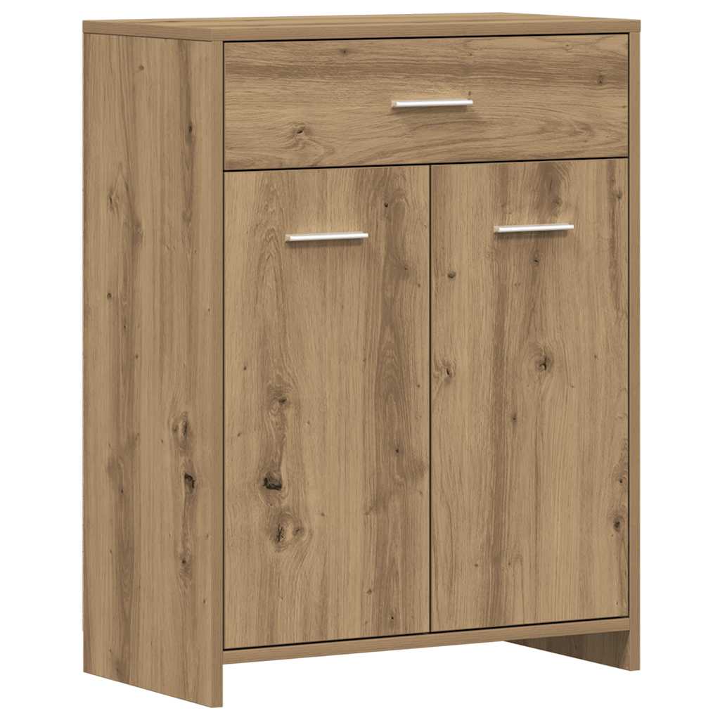 vidaXL Armario de baño madera de ingeniería roble artisan 60x33x80 cm