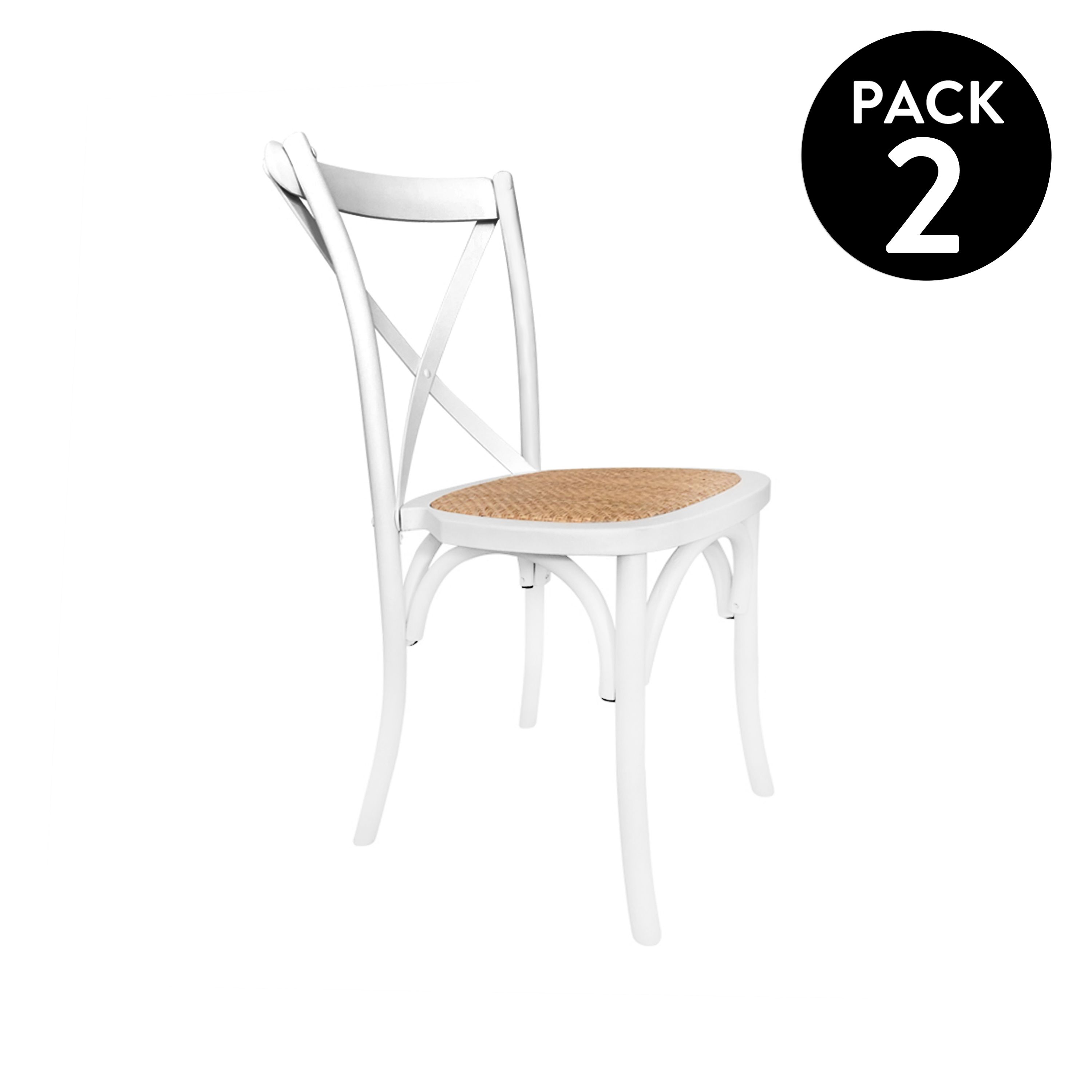 duehome - Pack 2 sillas de comedor Provenza
