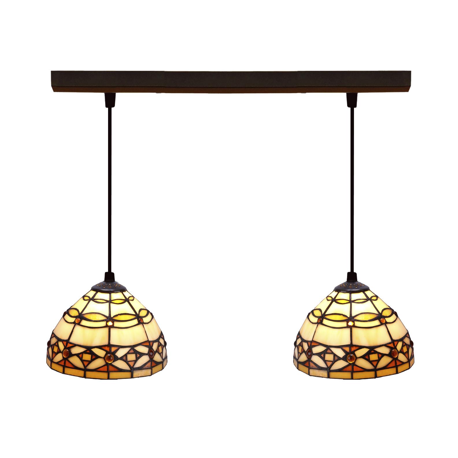 Colgante de techo regleta Serie Marfíl D-20cm x2 FIJALO LG226002