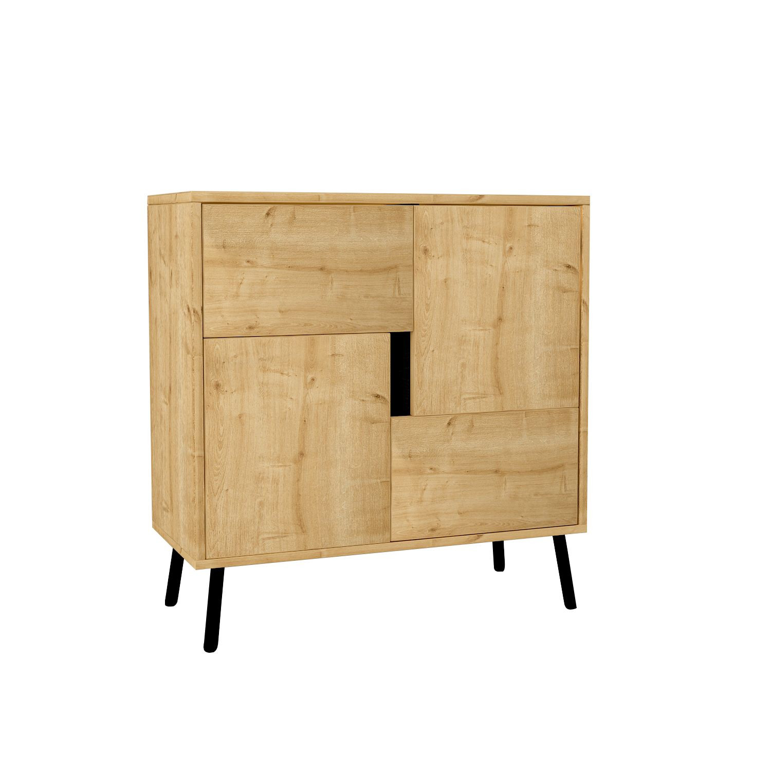 Habitat y Jardin - Aparador de madera "Darien" - 76 x 35 x 79 cm - Beige