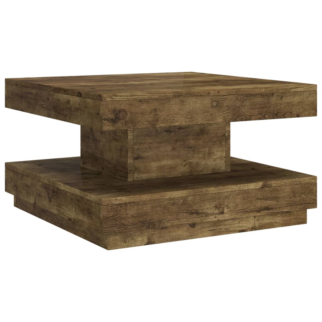 Vidaxl Mesa de Centro de MDF 60x60x35 Cm Marrón Claro