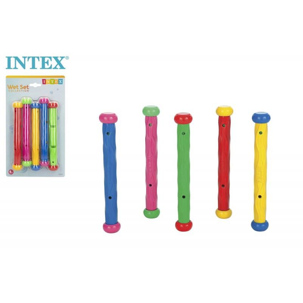 Juegos Acuatico Fun Sticks (blister 5 piezas) (Intex 55504)