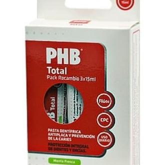 PHB Pasta Dental de Viaje 3 uds de 15 ml