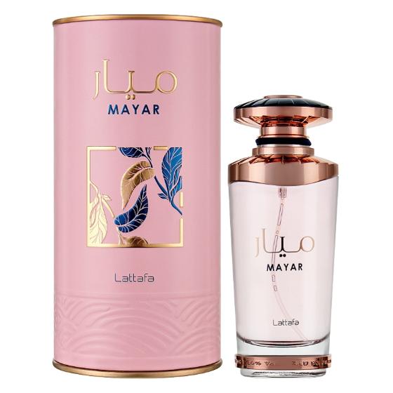 Lattafa Mayar Eau de Parfum para Mujer 100 ml - Fragancia Floral Frutal Fresca y Romántica