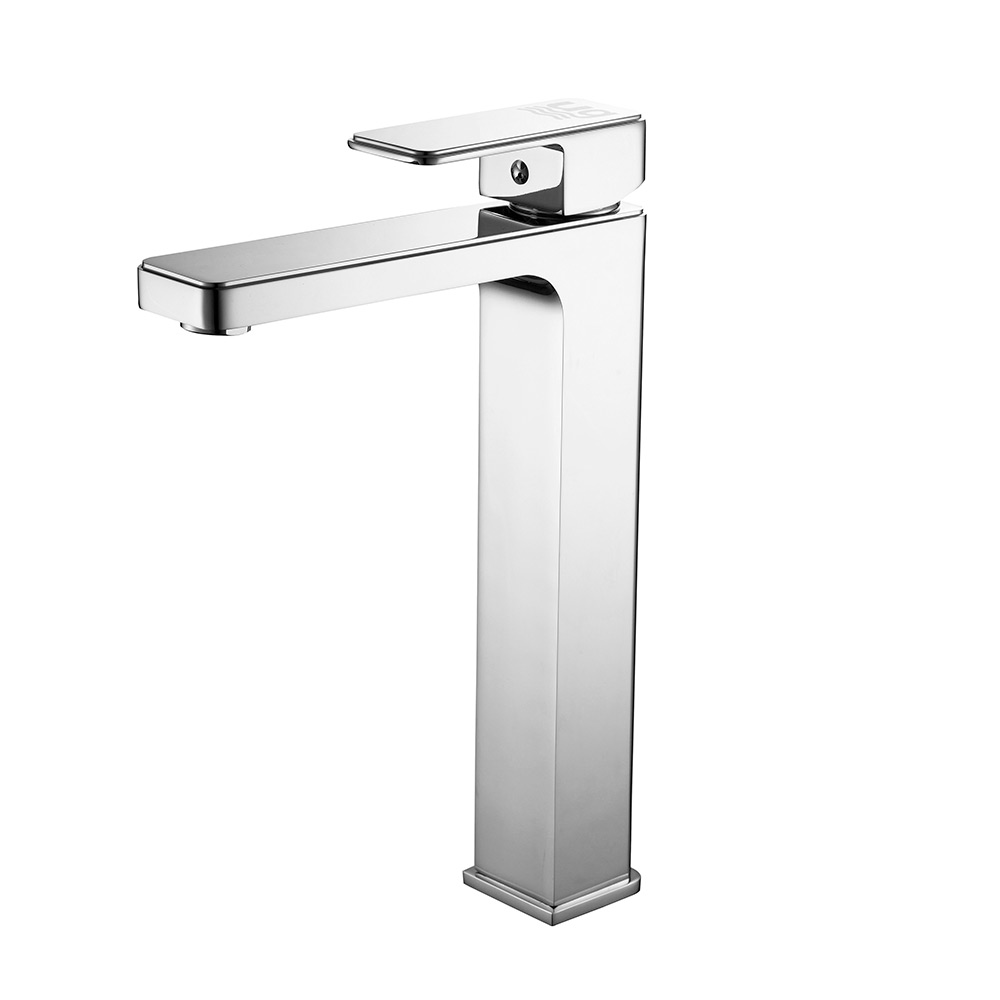 DP GRIFERÍA Grifo Lavabo Alto Monomando Yangtse Cerámico Cromo 500mm CE