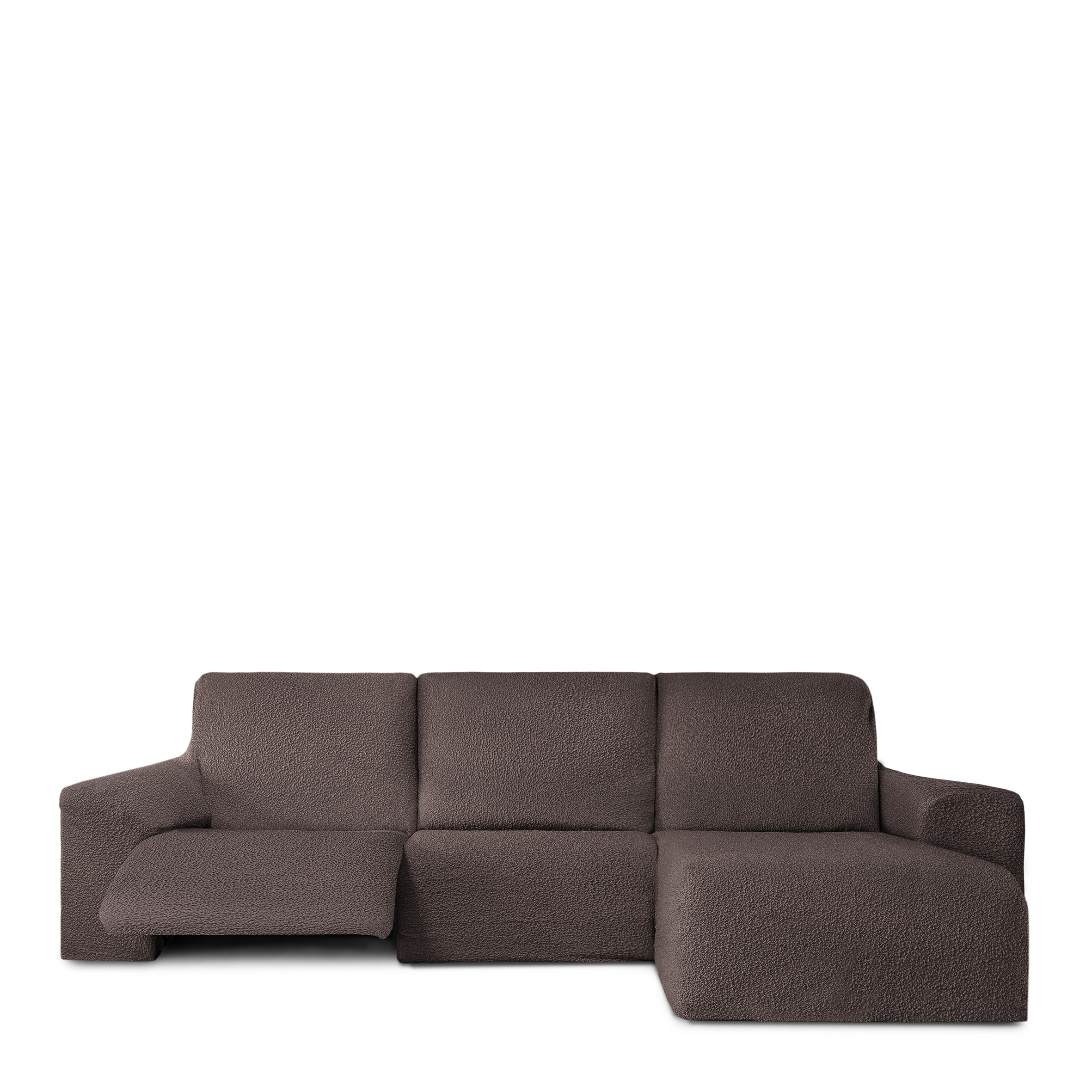 Funda de sofa m/0 ch. longue relax premium roc derecha (Mirando de frente) c/7 brazo corto, Tamaño brazo corto derecha, 170x310x110cm, Fábricada en España