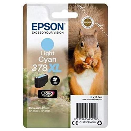 Epson c13t37954010378x l claria Photo HD Cartucho de Tinta–Cian Claro válido para EPSON Expression Photo XP-8500 / XP-8505
