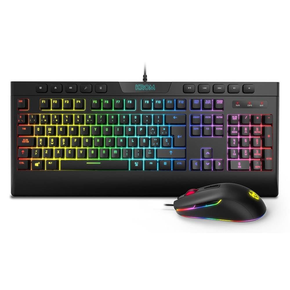 KROM - Teclado +Rato Kalyos RGB NXKROMKLYSPT