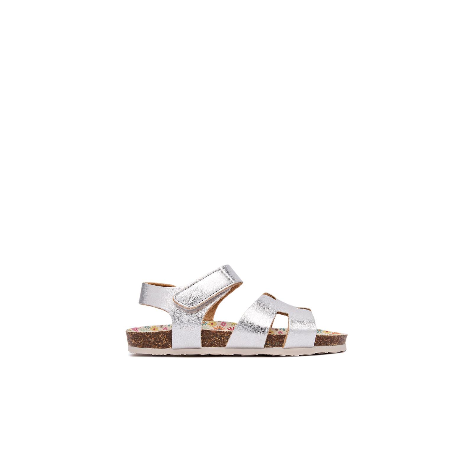 Conguitos - Sandalias Abiertas Bio de Niña en Plata para Niña