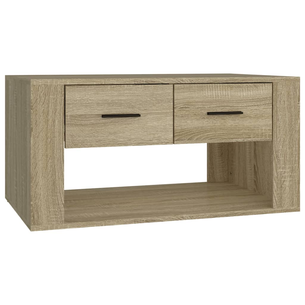 Vidaxl Mesa de Centro Madera Contrachapada 80x50x40 Cm Blanco
