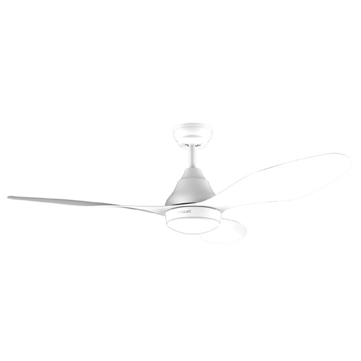 Cecotec Ventilador de Techo con Luz y Mando a Distancia EnergySilence Aero 5200 White. 62W, 3 Aspas con Diámetro 48”