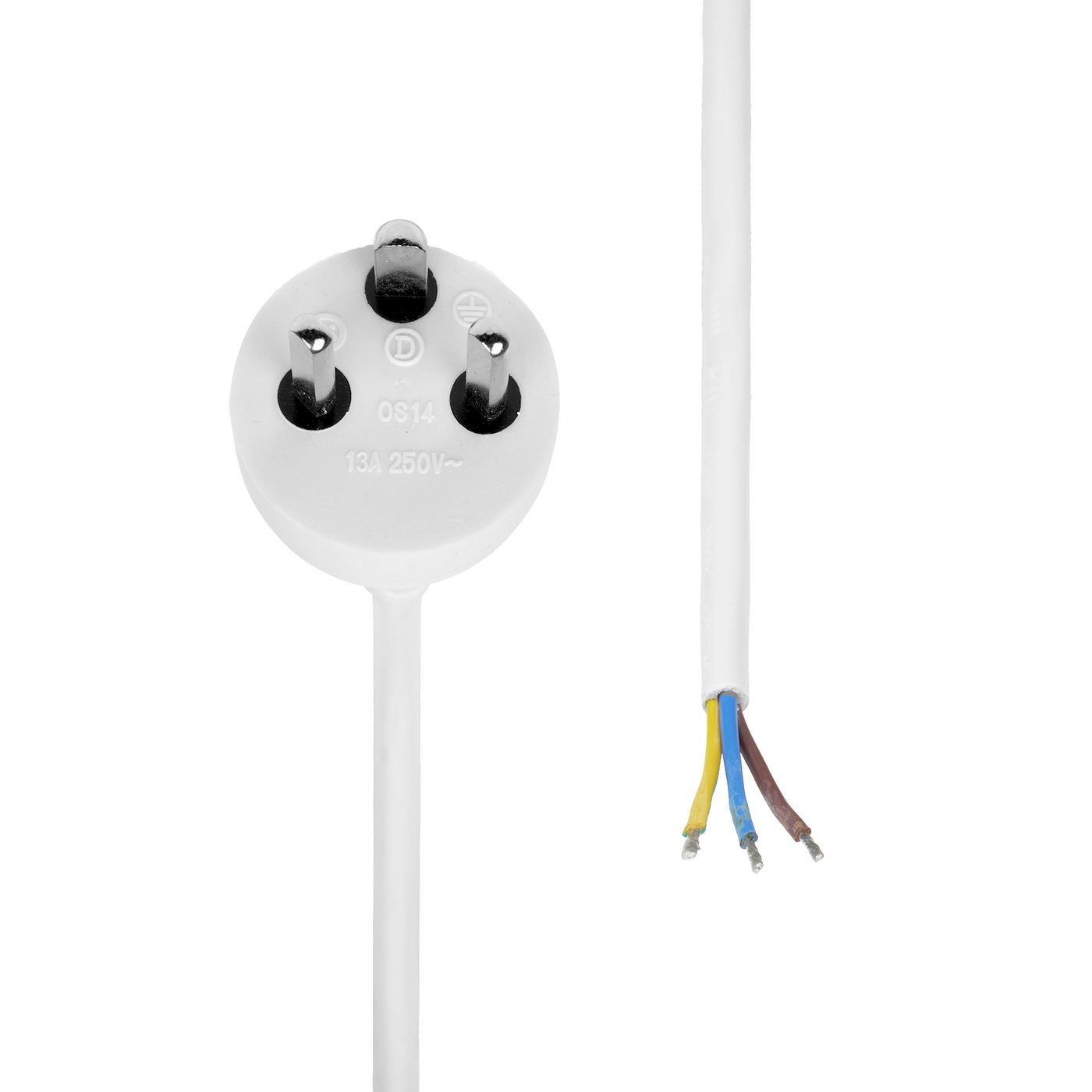 Microconnect MC-PE003EDBW-OE cable de transmisión Blanco 3 m