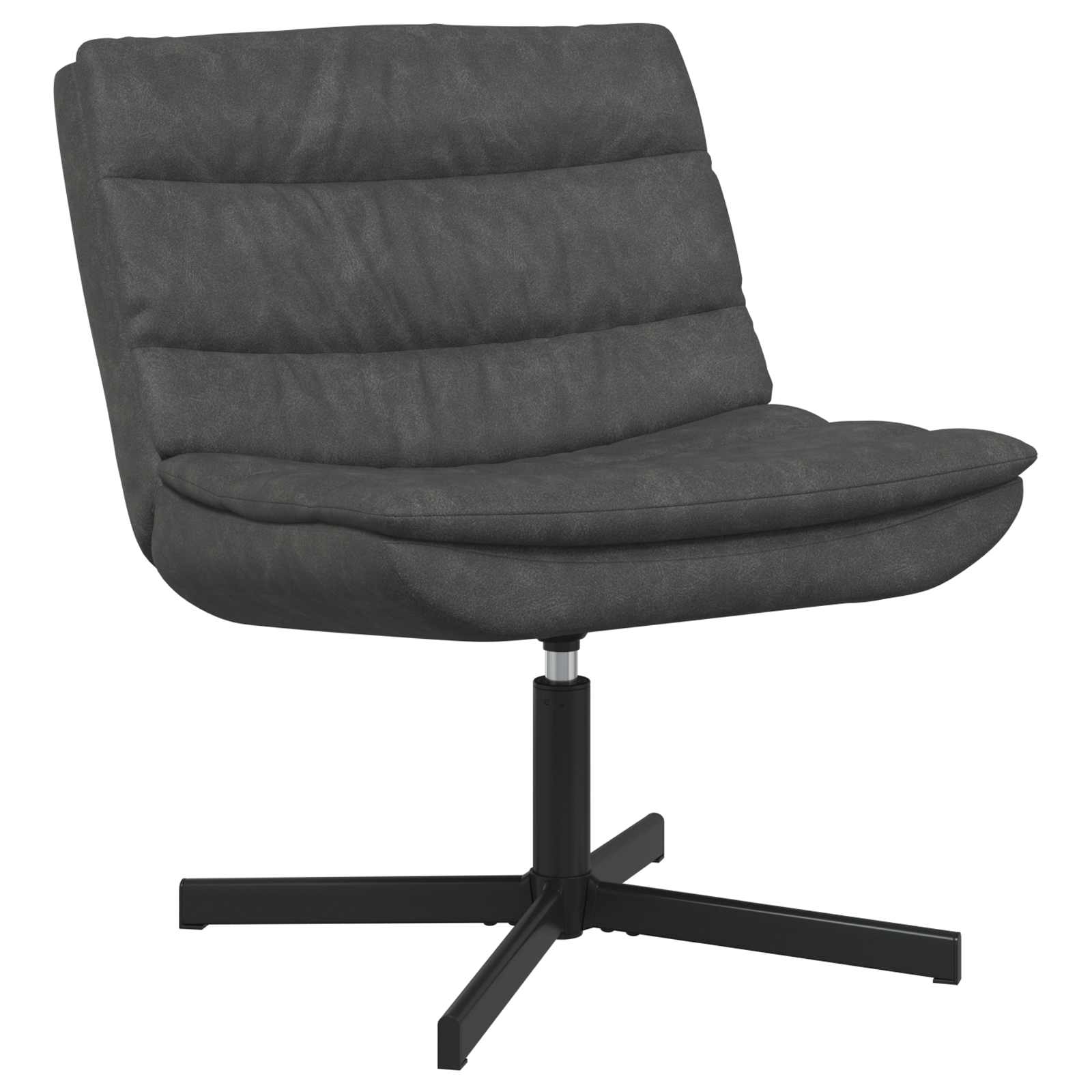vidaXL Silla giratoria 63 x 75 x 76 cm PU brillante Multicolor