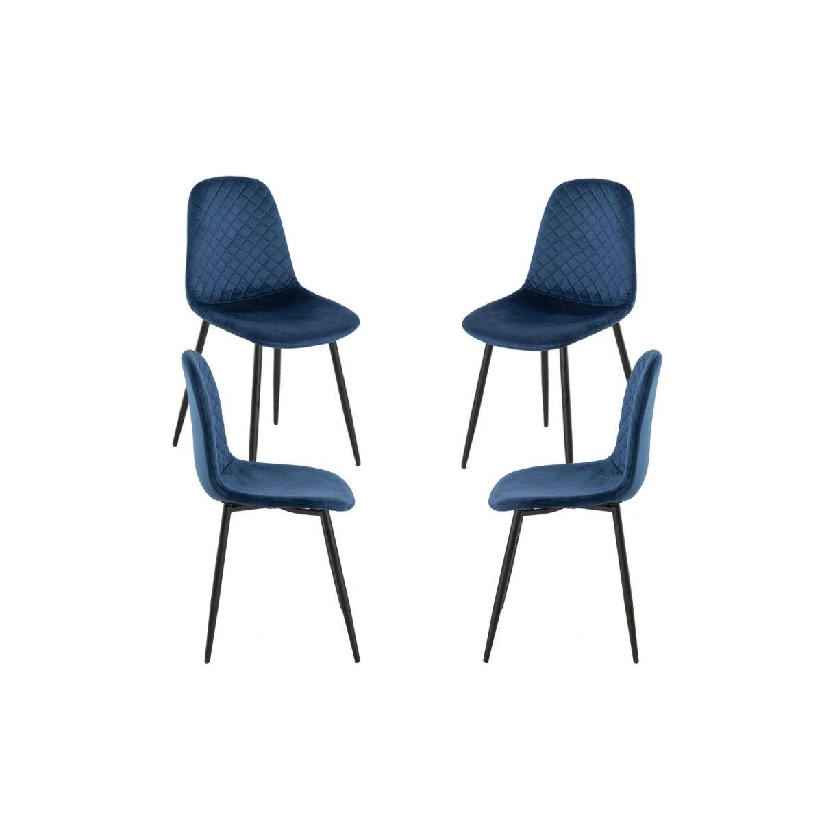 Regalos Miguel - Packs Sillas Comedor - Pack 4 Sillas Boide - Azul