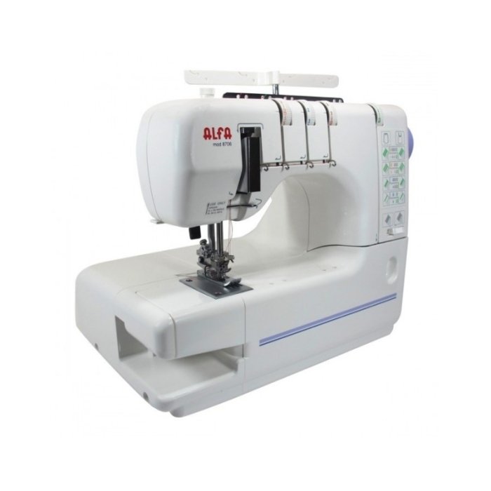 Máquina Recubridora Alfa 8706 para Acabados Profesionales en tus recubrimientos de Ropa Deportiva y Trajes de Baño