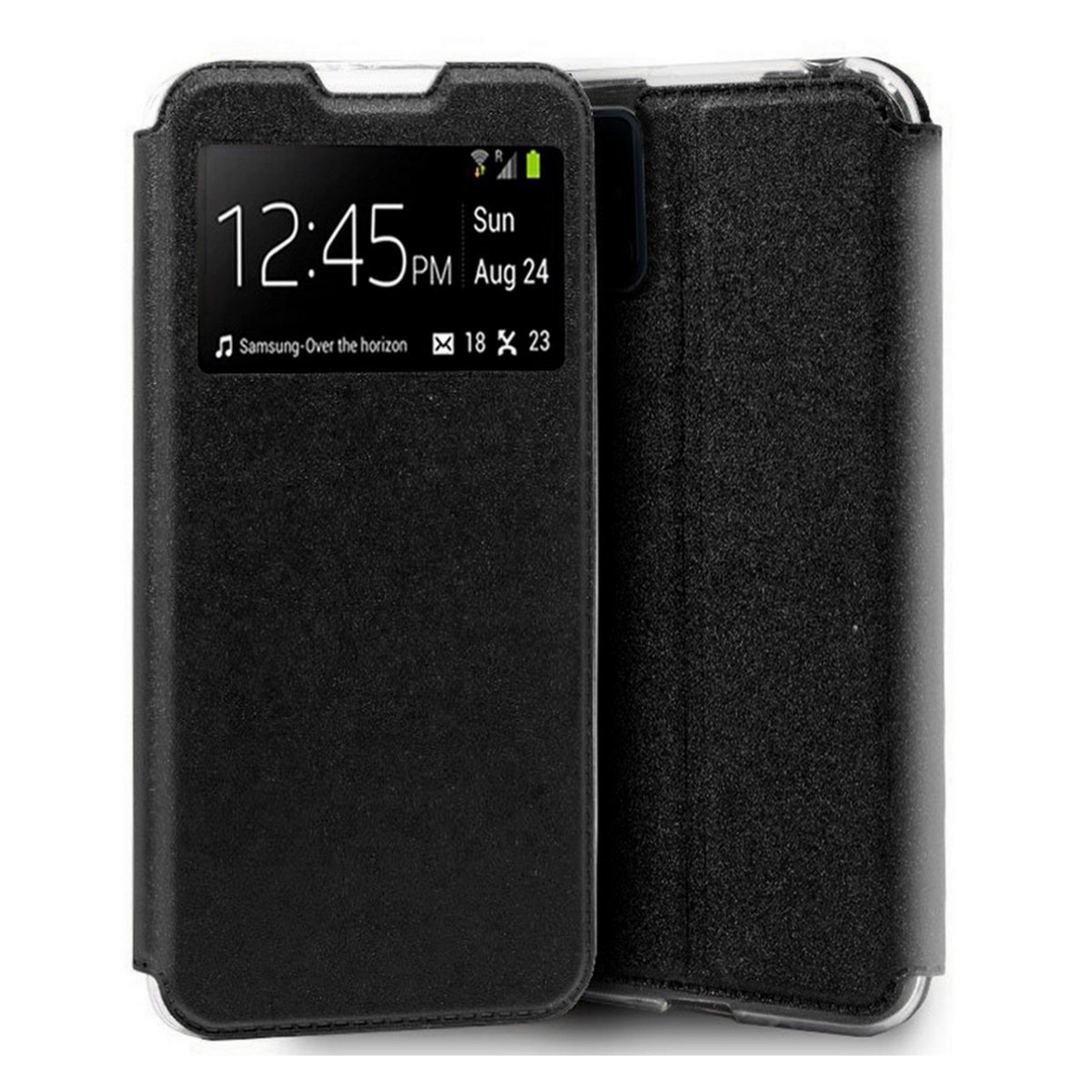 Tumundosmartphone Funda Libro Soporte con Ventana para Samsung Galaxy A51 5G color Negra