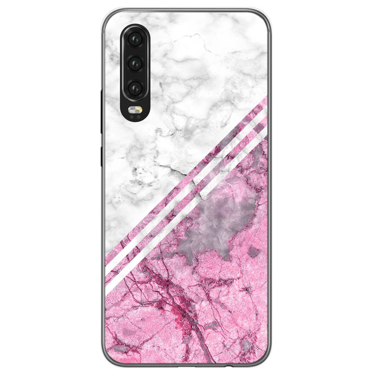 Tumundosmartphone Funda Gel Tpu para Huawei P30 diseño Mármol 03 Dibujos