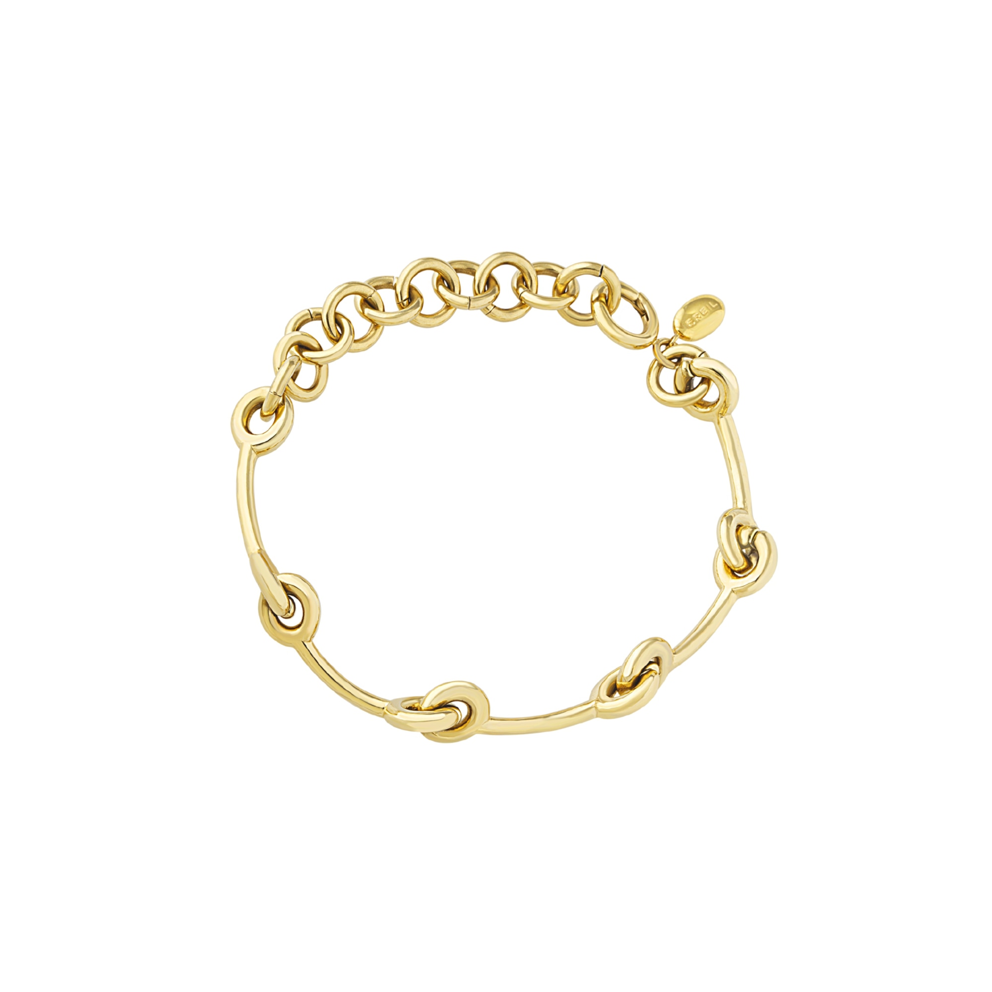 Joyería Colección BREIL TIE UP, PULSERAS DE MUJER EN ACERO COLOR GOLD LOW SINGLE SIN PIEDRAS - TJ3476