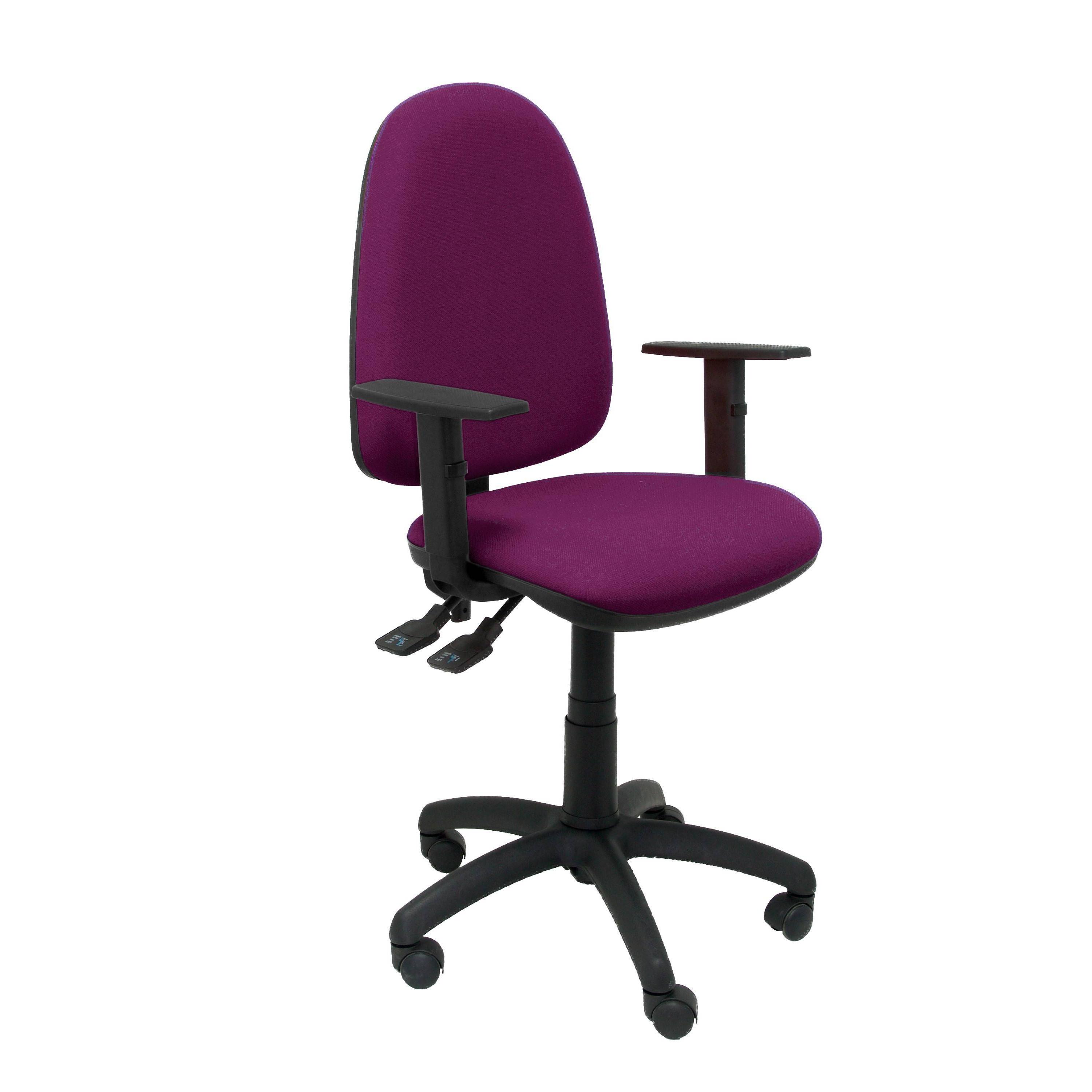 Piqueras Y Crespo Silla de Oficina Ergonómica con Brazos Regulables y Regulación de Respaldo en Altura Profundidad E Inclinación