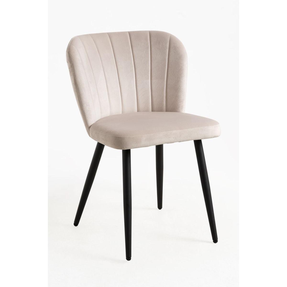 Regalos Miguel - Sillas Comedor - Silla Luk Terciopelo - Beige