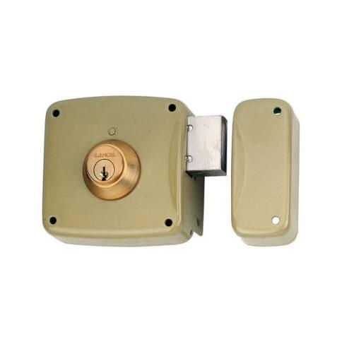 Cerradura sobreponer hierro esmaltado 5124-A/08D Lince