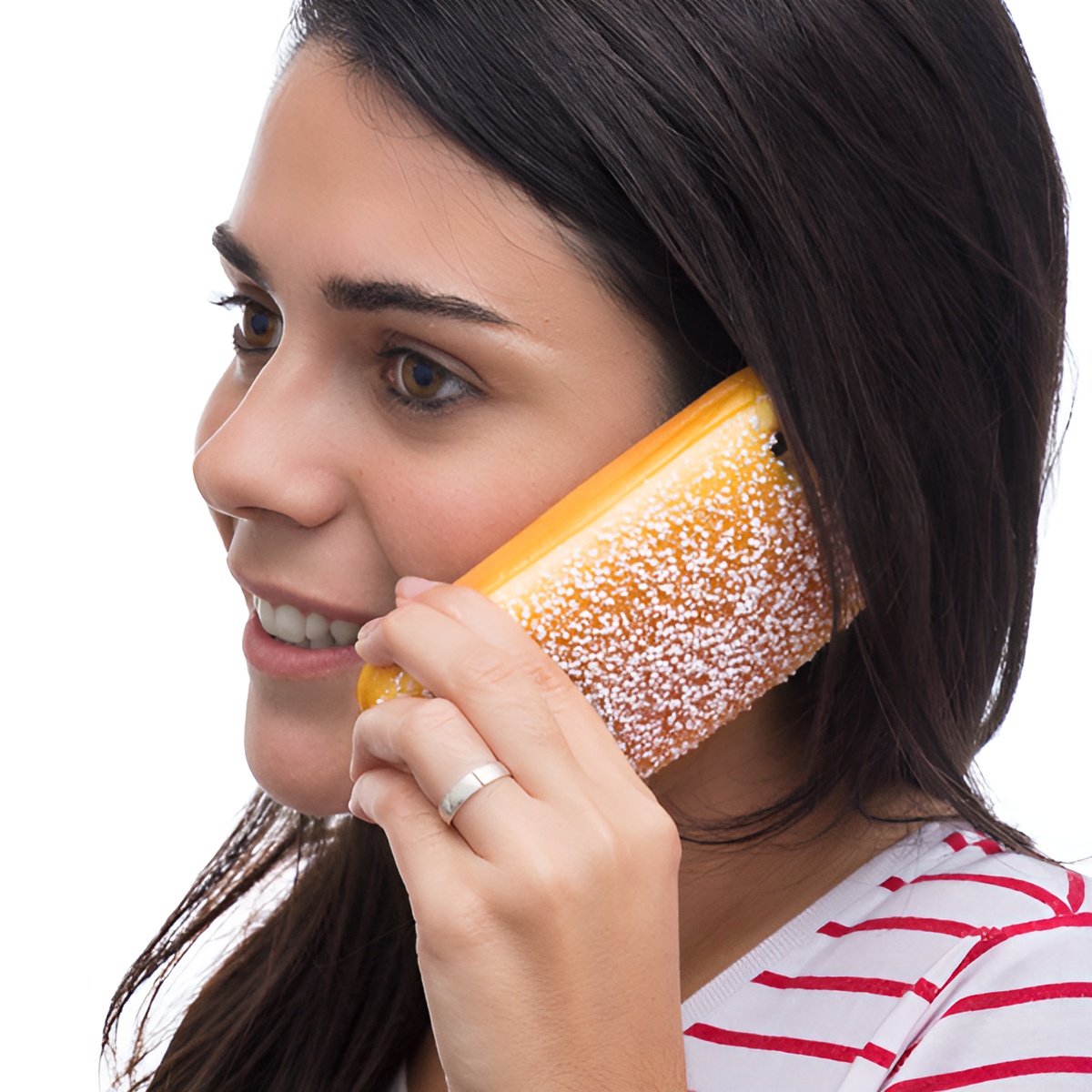 Funda Iphone 4/4S de Bollo con Aroma a Bollería y Protección de Goma