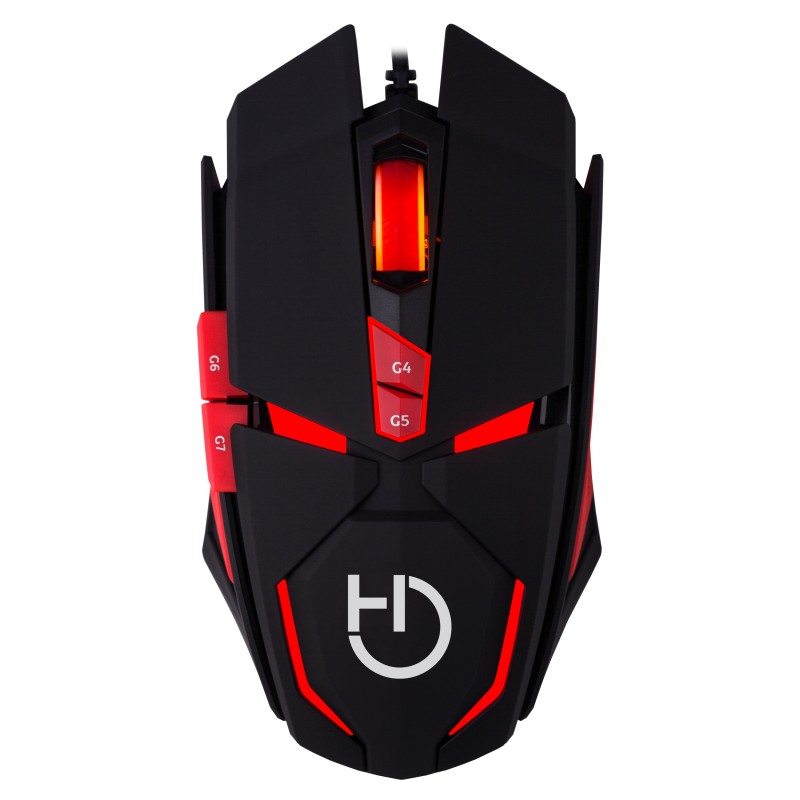 Hiditec - MICRURUS ratón Juego mano derecha USB tipo A Laser 8100 DPI GMO010001