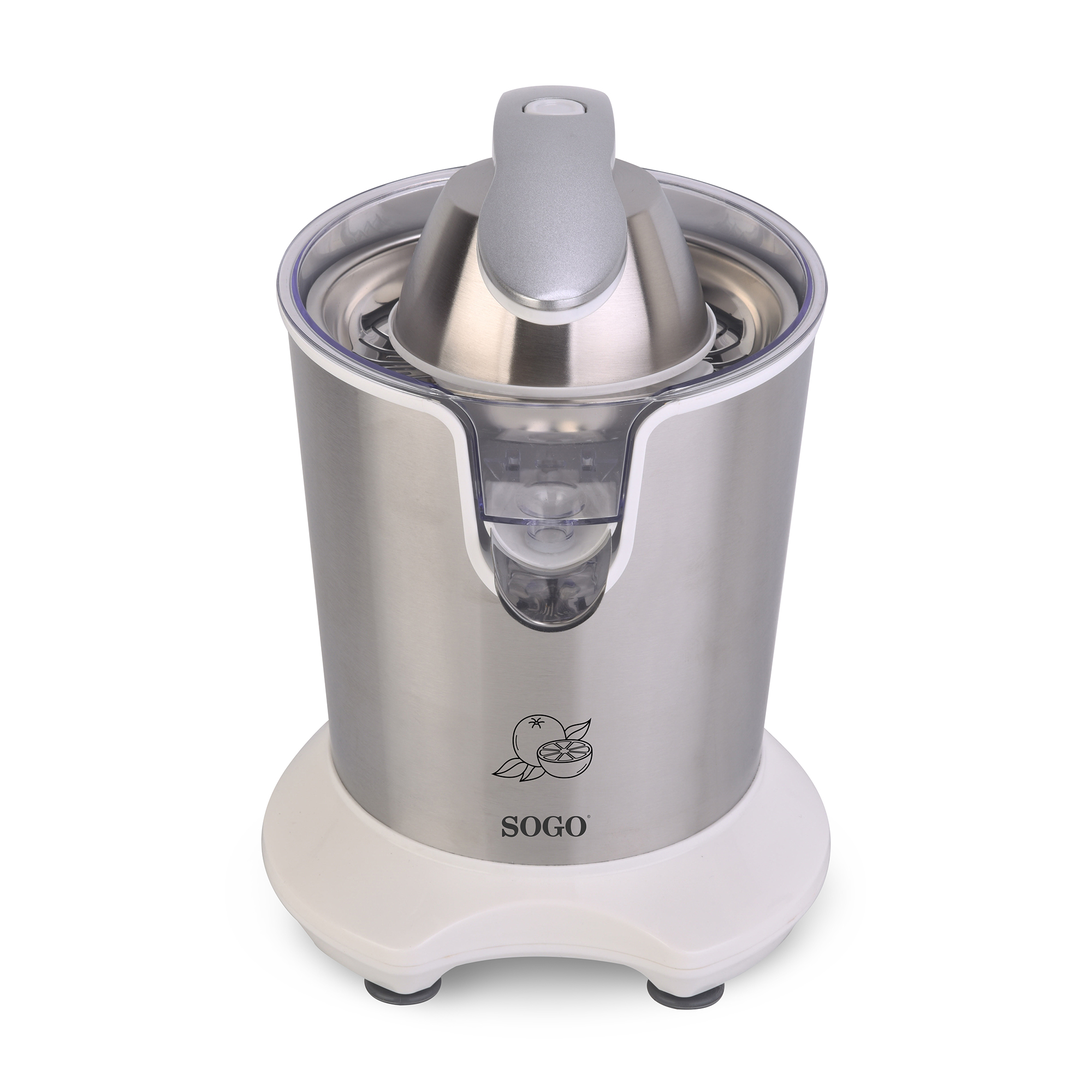 Exprimidor Acero Inox Alta Gama Con Palanca - 0,55L - 160W