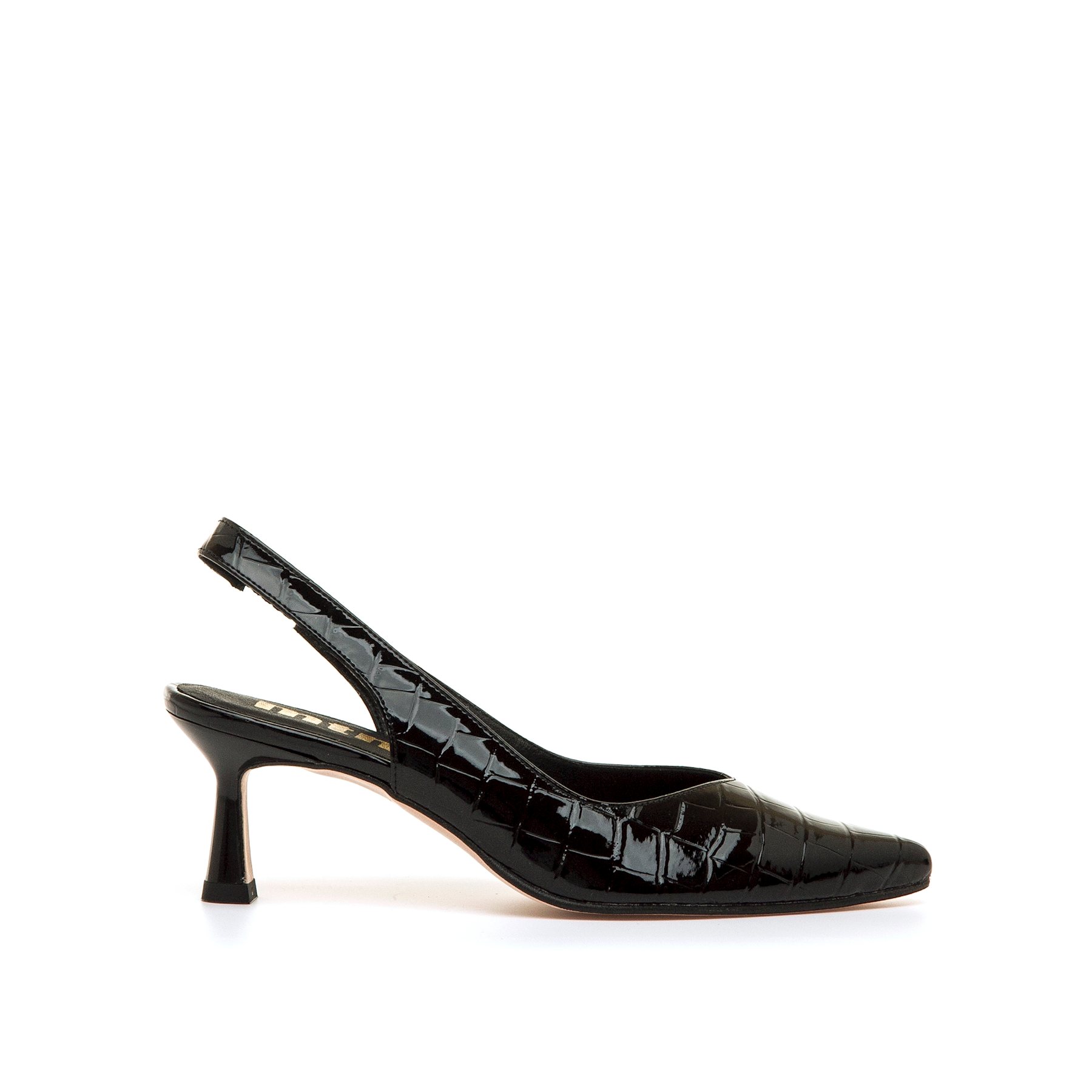Mustang-MTNG zapatos de tacón mujer ninette negro con cierre elástico y tipo de puntera afilada
