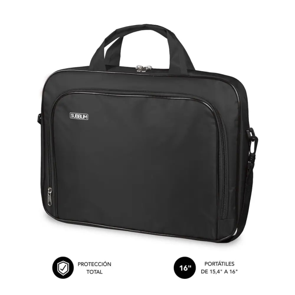 Subblim Oxford Maletín para Portátil hasta 16" Negro