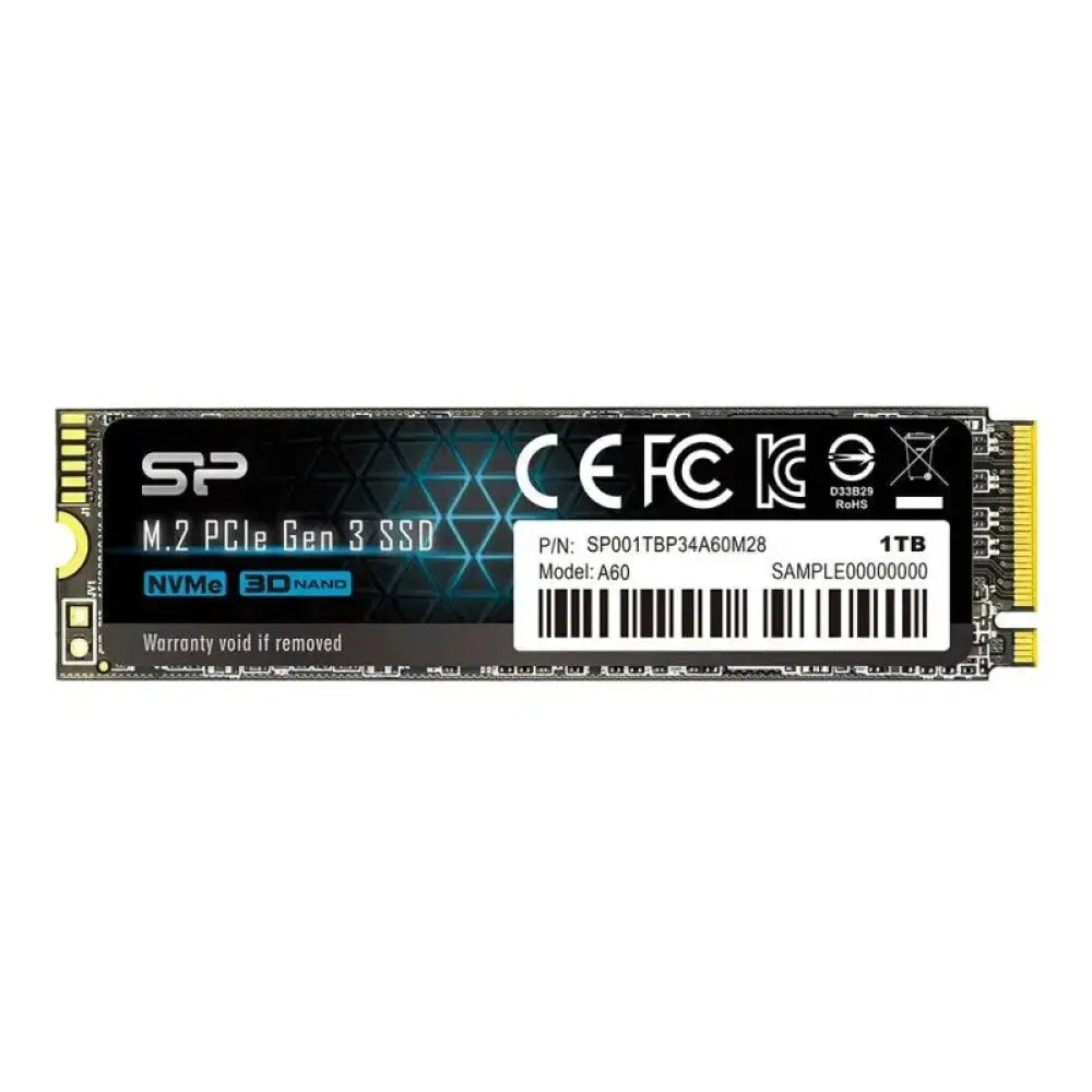 Disco Duro Silicon Power P34A60 1TB SSD M.2 PCIe Gen3×4