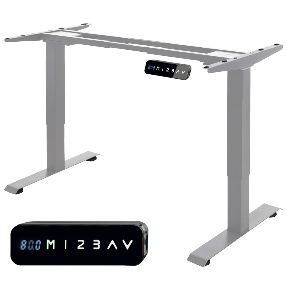 UNYCOS Marco de Escritorio Eléctrico Elevable - Core Dual - Estructura Ajustable con Puerto USB 3.0 y Panel de Control LED