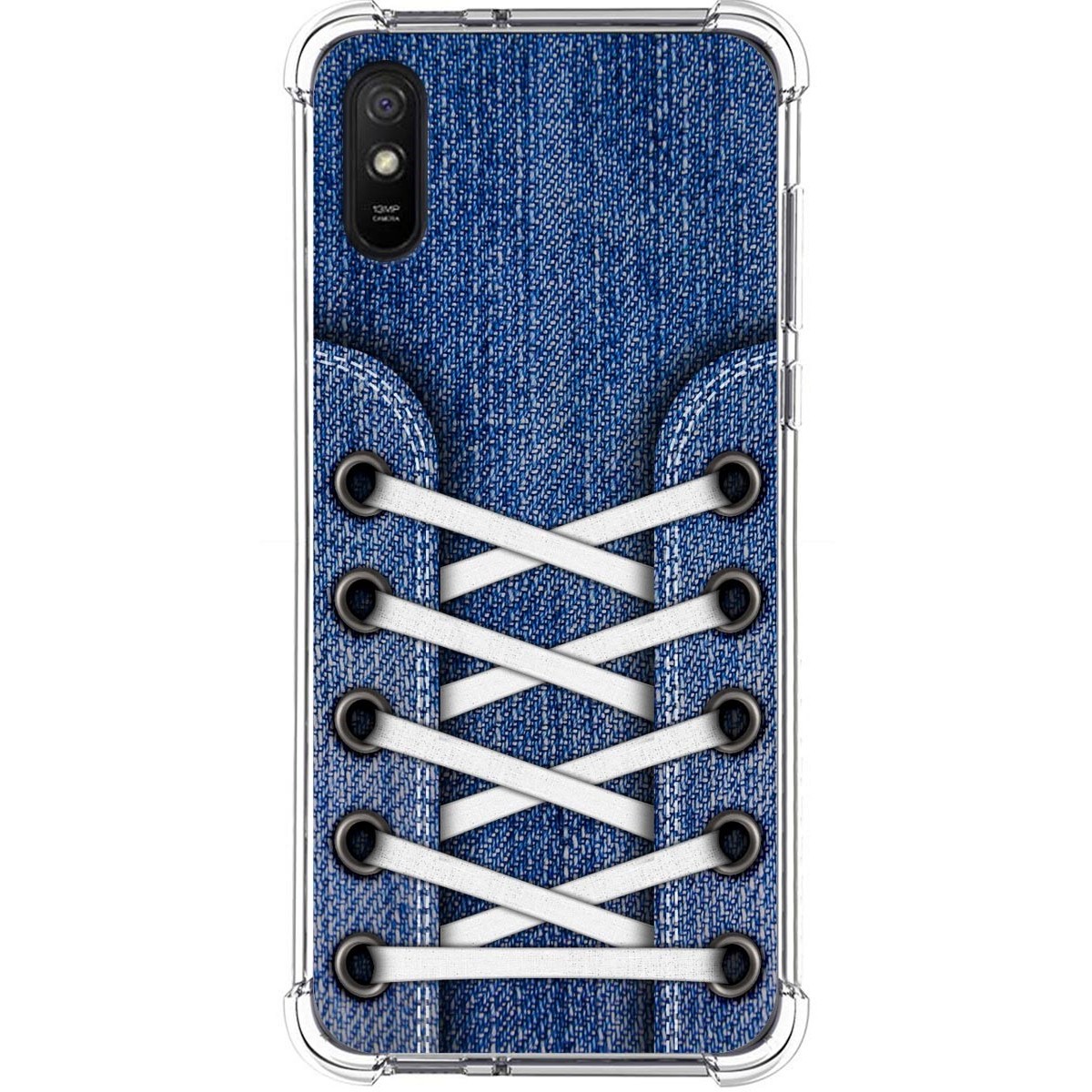 Tumundosmartphone Funda Silicona Antigolpes para Xiaomi Redmi 9A / 9AT diseño Zapatillas 01 Dibujos