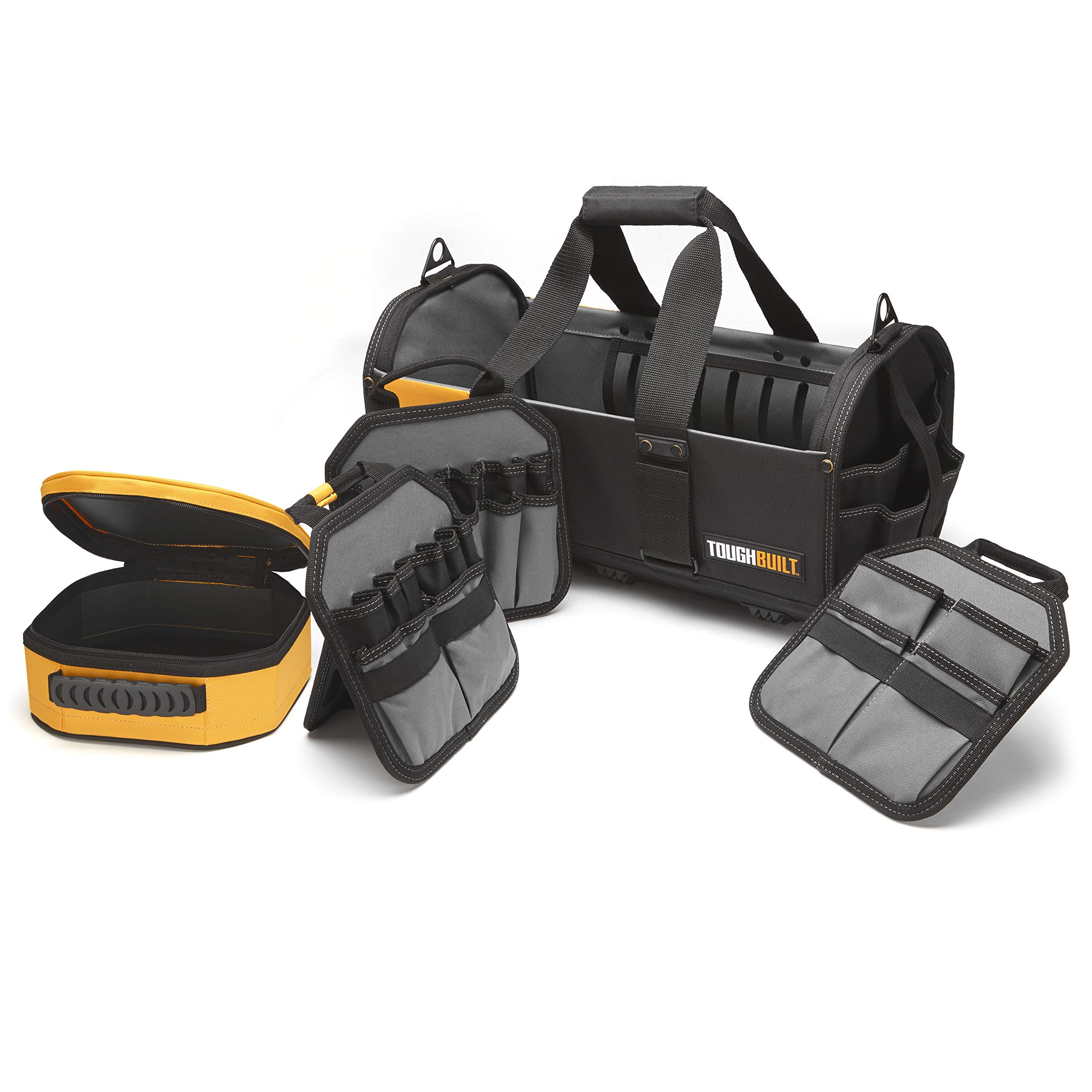 TOUGHBUILT TOU-81-18 - Bolsa modular de 18 pulgadas, color negro y amarillo