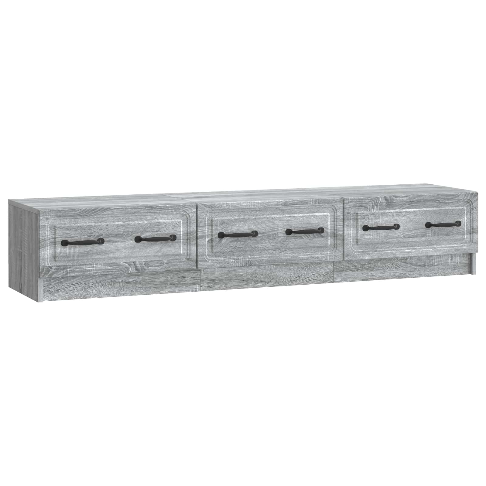 vidaXL Mueble de TV con cajón 147 x 34,5 x 27 cm Madera de Ingeniería Multicolor