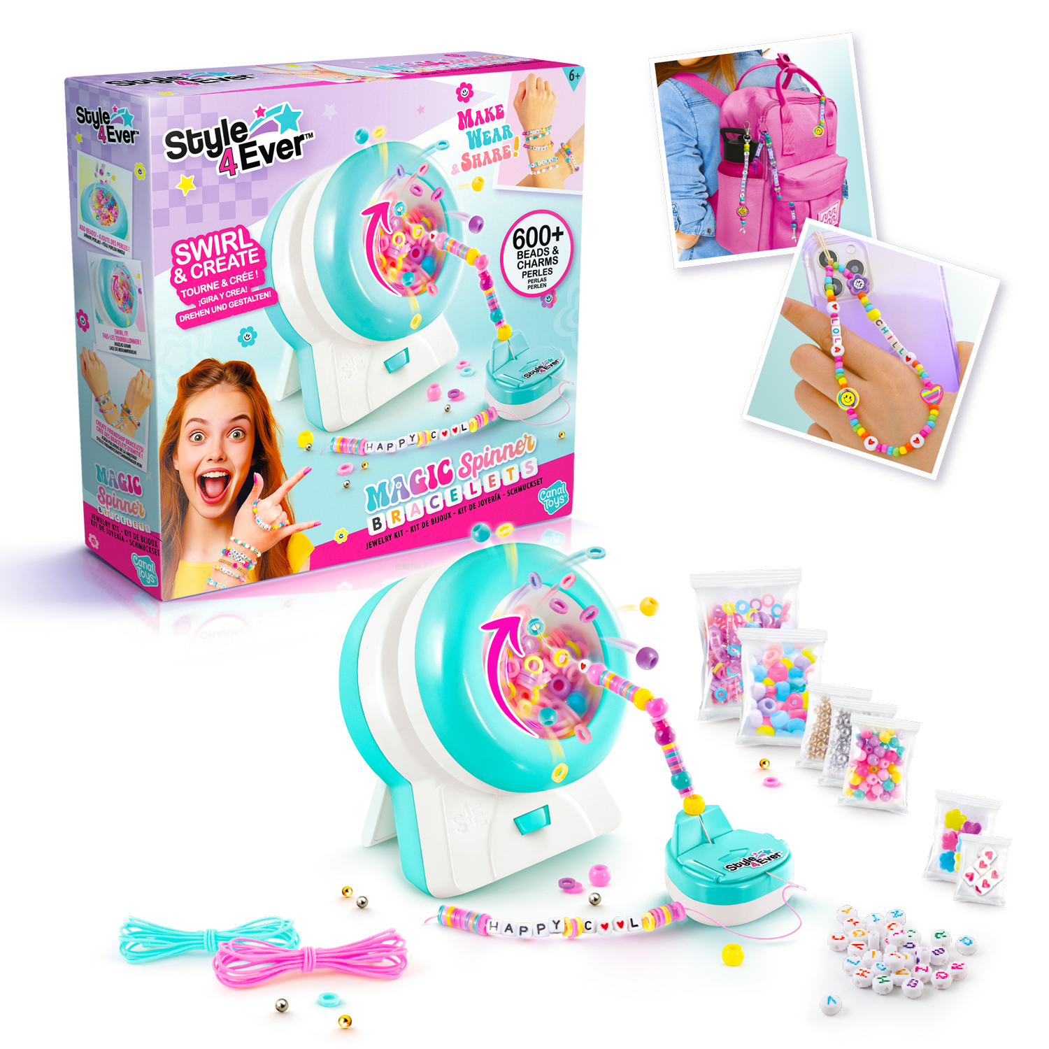 Boho Spinner Bracelets - Style 4 Ever - Canal Toys - OFG332