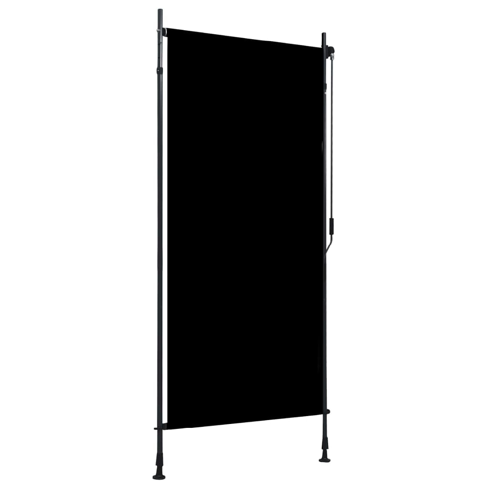 vidaXL ESTOR ENROLLABLE DE EXTERIOR GRIS ANTRACITA 100X270 CM