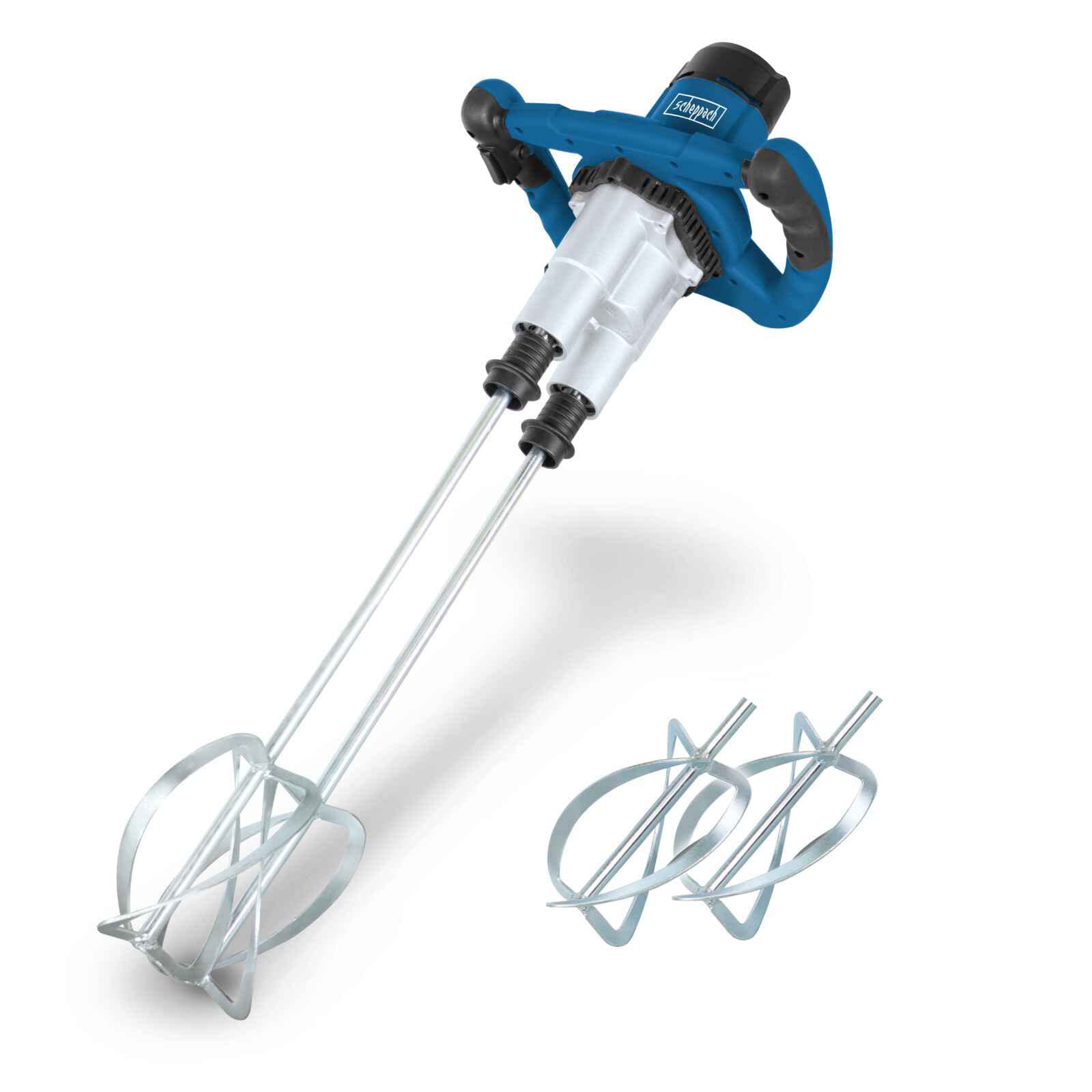 Scheppach batidora de mano pm1800d, 230 V, 50 Hz, 1800 W, 1 pieza, azul/plata, 5907802901