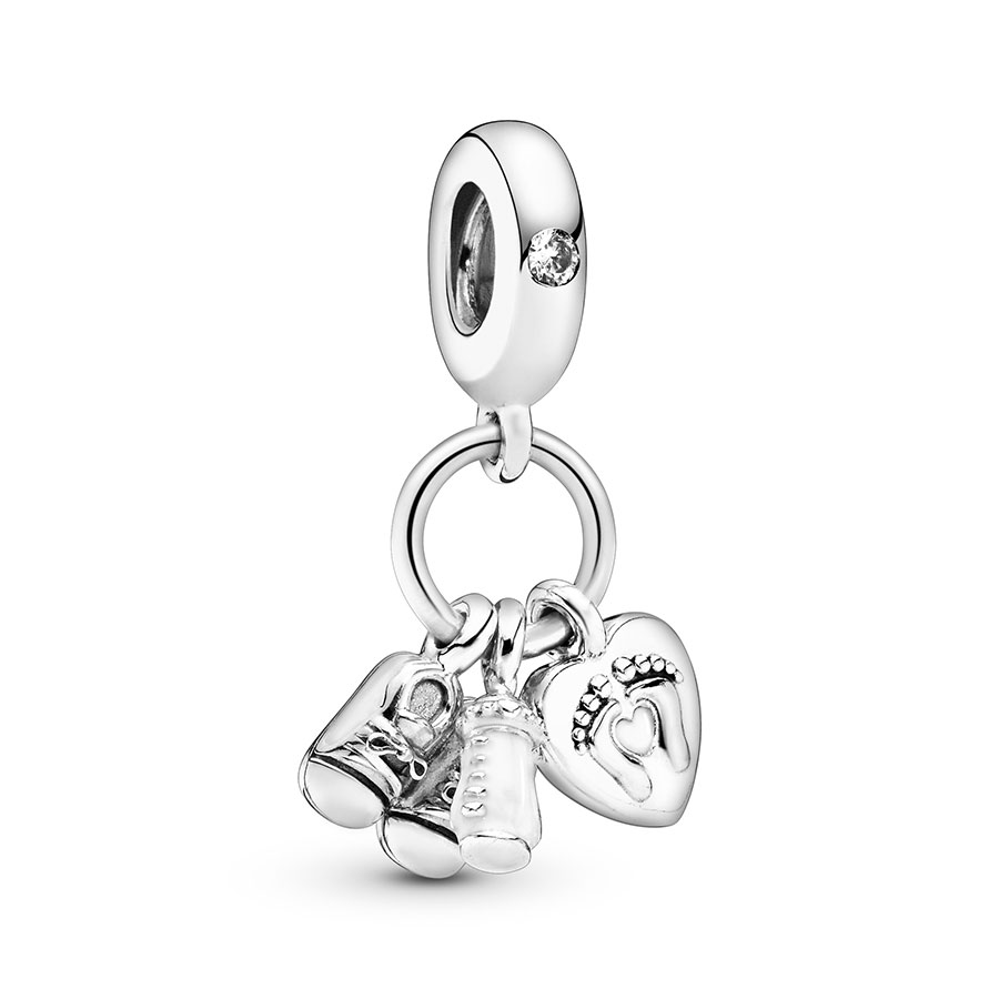 Pandora Dia de la Madre Joyería Charms Mi Bebé 798106CZ , para Mujer
