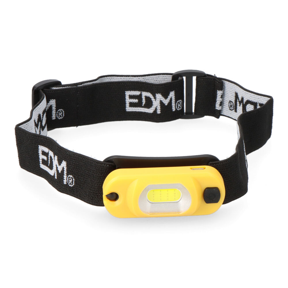 Linterna Frontal Recargable LED COB 1W 3,7V 250mah EDM