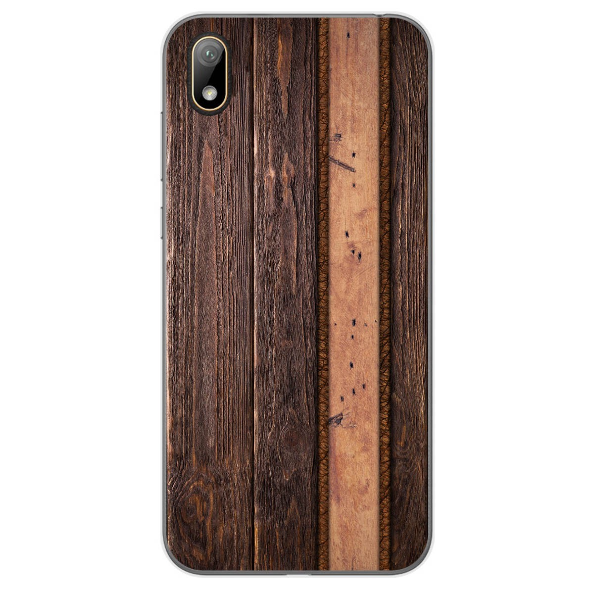 Tumundosmartphone Funda Gel Tpu para Huawei Y5 2019 diseño Madera 05 Dibujos