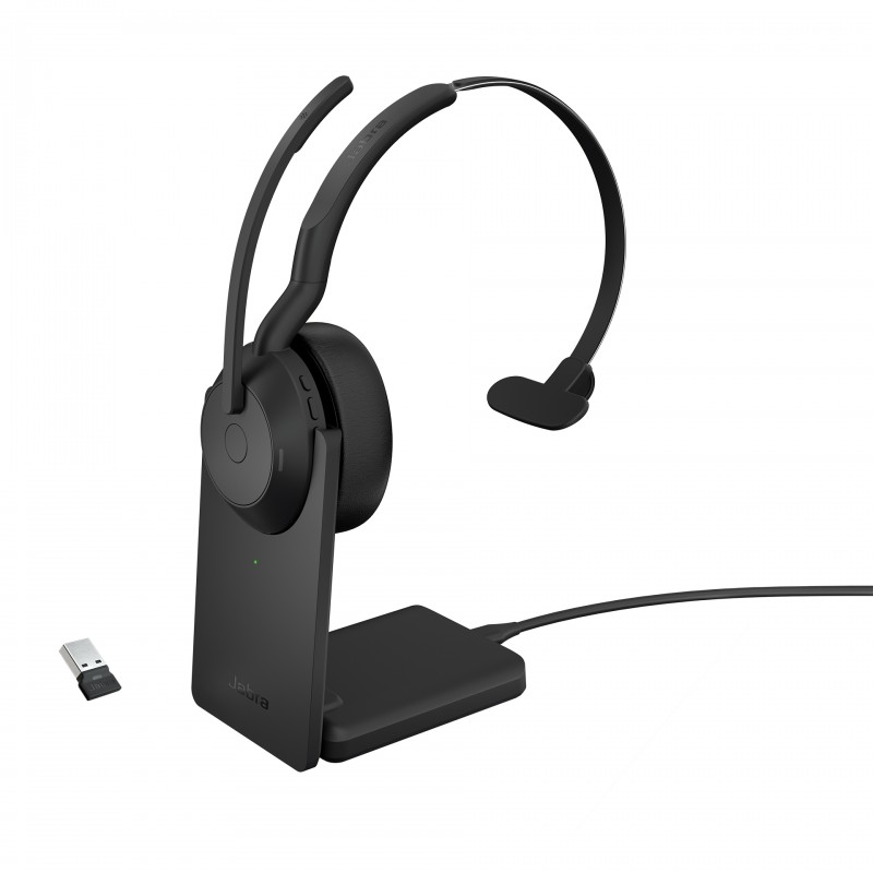 Jabra - Evolve2 55 Auriculares Inalámbrico Diadema Oficina/Centro de llamadas USB Tipo C Bluetooth - 25599-889-989 25599-889-989